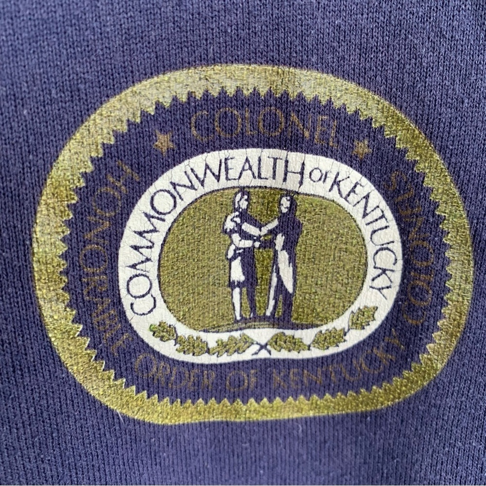 Vintage Honorable Order of Kentucky Colonels Crewneck Sweatshirt 90s Sweater - Picture 3 of 7